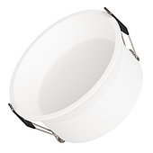 Светильник MS-BREEZE-BUILT-R125-16W Warm3000 (WH, 90 deg, 230V) (Arlight, IP20 Металл, 5 лет)