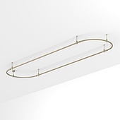 054403 Основание ART-APRIORI-OVAL-ROD-200-4000x1000 (OG) (Arlight, IP20 Металл, 3 года)