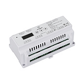 023826 Декодер SMART-K18-DMX (12-36V, 12x5A) (Arlight, IP20 Пластик, 5 лет)
