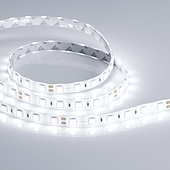 Лента RTW 2-5000SE 24V White 2x (5060, 300 LED, LUX) (Arlight, 14.4 Вт/м, IP65)