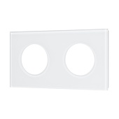 Рамка стеклянная FRM-GLARE-GC-2-WH (Arlight, -)