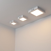 Светильник SP-S145x145-9W Warm White (Arlight, IP20 Металл, 3 года)