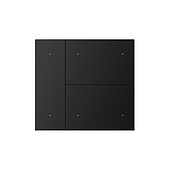 INTELLIGENT ARLIGHT Накладка панели KNX-23-3G-SUF Black (Backlight) (IARL, IP20 Металл, 2 года)