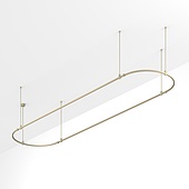 054405 Основание ART-APRIORI-OVAL-ROD-800-4000x1000 (OG) (Arlight, IP20 Металл, 3 года)