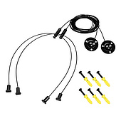 Подвес LINE-6070 2x2m Set BLACK (Pad 9x2mm) (Arlight, Металл)