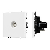 054292 Механизм телевизионной розетки SCT-NOBE-MTV1-SFPL-WH (Arlight, Белый кварц)