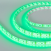 Лента RTW 2-5000SE 12V Green 2x (3528, 600 LED, LUX) (Arlight, 9.6 Вт/м, IP65)