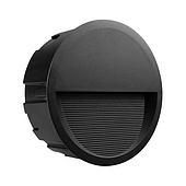 062916 Светильник встраиваемый LTD-RIBONIK-R202-8W Warm3000 (Черный, 50 deg, 230V) (Arlight, IP65 Металл, 5 лет)