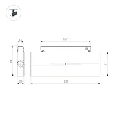 Светильник MAG-FLEX-FLAT-FOLD-S230-12W Warm3000 (BK, 80 deg, 48V) (Arlight, IP20 Металл, 5 лет)