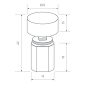 Диммер SR-NAVE-R24-BK (12-24V, 48-96W, M-FC) (Arlight, IP65 Пластик, 2 года)