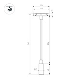 Светильник MAG-ORIENT-SPOT-FLEX-R25-3W Day4000 (BK, 24 deg, 48V) (Arlight, IP20 Металл, 5 лет)