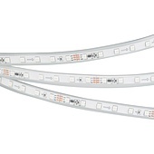 Лента герметичная SPI-PS-A120-12mm 24V RGB-PX6-BPT (23 W/m, IP67, 2835, 5m) (Arlight, бегущий огонь)