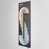 064631 Стенд Гибкий Неон ARL-BLAZE-1760x600mm (DB 3мм, пленка, лого) (Arlight, -)
