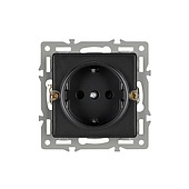 Механизм электрической розетки SCT-GP-MEU-PL-BK (250V, 16A) (Arlight, -)
