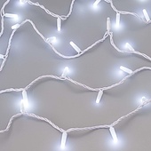 031203 Светодиодная гирлянда ARD-STRING-CLASSIC-10000-WHITE-100LED-MILK-FLASH White (230V, 7W) (Ardecoled, IP65)