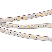 Лента RTW 2-5000PS 12V White6000 2x (5060, 300 LED, LUX) (Arlight, 14.4 Вт/м, IP67)