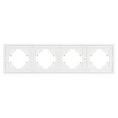 Рамка пластиковая FRM-TENDO-SFPL-4-WH (Arlight, -)