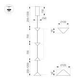Светильник SP-CALICE-SURFACE-R120-12W Warm2700 (BK, 110 deg, 230V) (Arlight, IP20 Металл, 5 лет)