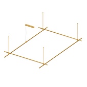 Основание ART-APRIORI-RECTANGLE-ROD-800-3000x2000 (GD) (Arlight, IP20 Металл, 3 года)