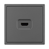 061844 Механизм HDMI розетки SCT-NOBE-MHD1-SFPL-GR (Arlight, Серый базальт)