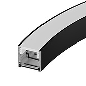 066908 Профиль LINE-3535-BENT-SIDE-2000 ANOD BLACK (Arlight, Алюминий)