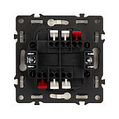 Механизм выключателя двухклавишный проходной LED SWT-NOBE-MKP2-SFPL-L-WH (230V, 10A) (Arlight, -)