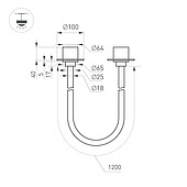 Светильник SP-TROPIC-BUILT-TRIMLESS-R18-L1200-18W Day4000 (BK, 360 deg, 230V) (Arlight, IP20 Пластик, 3 года)