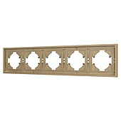 Рамка пластиковая FRM-TENDO-SFPL-5-GD (Arlight, -)