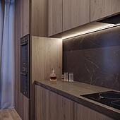 Профиль SL-KANT-H18-2000 BLACK (Arlight, Алюминий)