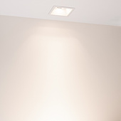 055929 Светильник MS-FLOW-BUILT-S85x85-12W Day4000 (WH, 38 deg, 230V) (Arlight, IP20 Металл, 5 лет)