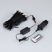 047644 Светодиодная гирлянда Нить Смарт ARD-MOOD-CLASSIC-10000-BLACK-100LED Warm (230V, 3W, Tuya Wi-Fi) (Ardecoled, IP65)