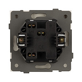 Механизм выключателя одноклавишный проходной SWT-TENDO-MKP1-PL-WH (230V, 10A) (Arlight, -)