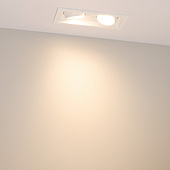 Светильник MS-VORTEX-BUILT-S170x90-2x12W Warm3000 (WH-WH, 40 deg, 230V) (Arlight, IP20 Металл, 5 лет) Светильник MS-VORTEX-BUILT-S170x90-2x12W Warm3000 (WH-WH, 40 deg, 230V) (Arlight, IP20 Металл, 5 лет)