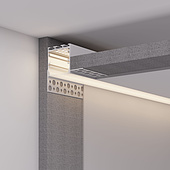 Профиль LINIA32-FANTOM-EDGE-2000 ANOD (Arlight, Алюминий)