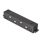 Коннектор прямой MAG-ORIENT-CON-I-POWER (BK) (Arlight, IP20 Пластик, 3 года)