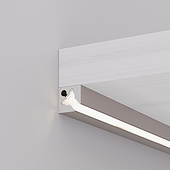 Профиль c экраном SL-KANT-H10-SQUARE-2000 CHAMPAGNE GOLD (Arlight, Алюминий+пластик)