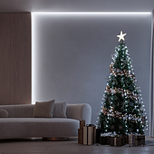 063882 Светодиодная гирлянда Лучи Смарт ARD-GALA-CLASSIC-3000-BLACK-300LED White (230V, 4.7W, Tuya Wi-Fi) (Ardecoled, IP65)