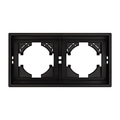 Рамка пластиковая FRM-TENDO-PL-2-BK (Arlight, -)