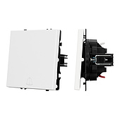 Механизм звонкового выключателя SWT-NOBE-MKR1-SFPL-L-WH (230V, 10A) (Arlight, -)