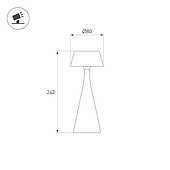Светильник SP-TOMMY-TAB-2W Warm3000-MIX (SG, 154 deg) (Arlight, IP54 Металл, 2 года)
