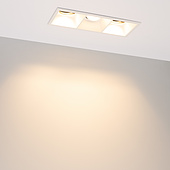 053780 Светильник MS-FLOW-BUILT-S230x85-3x12W Warm3000 (WH, 55 deg, 230V) (Arlight, IP20 Металл, 5 лет)