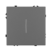 Механизм выключателя одноклавишный непроходной LED SWT-NOBE-MK01-SFPL-L-GR (230V, 10A) (Arlight, -)
