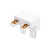 Коннектор угловой MAG-VIBE-CON-L90-INT-POWER (WH, внутренний) (Arlight, IP20 Металл, 5 лет)