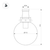 Светильник ART-APRIORI-ZORB-С-R110-5W Day4000 (OG, 85 deg, 48V) (Arlight, IP20 Металл, 3 года)
