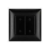 059068 INTELLIGENT ARLIGHT Кнопочная панель SMART-RF-801-22-1G-DIM-SUF Black (3V, 2.4G) (IARL, IP20 Пластик, 5 лет)