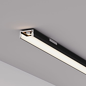 Профиль SL-SLIM-H7-2000 BLACK (BY) (Arlight, Алюминий)