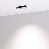 Светильник MS-ORIENT-BUILT-TURN-TC-S67x90-5W Day4000 (WH-BK, 30 deg, 230V) (Arlight, IP20 Металл, 5 лет)