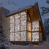 Светодиодная гирлянда ARD-CURTAIN-CLASSIC-2000x1500-CLEAR-360LED White (230V, 60W) (Ardecoled, IP65)