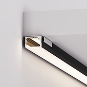 Профиль SL-SLIM15-H10-2000 BLACK (Arlight, Алюминий)