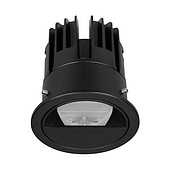 065563 Светильник встраиваемый DL-VEILA-R63-8W Warm3000 (Черный RAL9005, A44x46 deg, 230V) (Arlight, IP20 Металл, 5 лет)